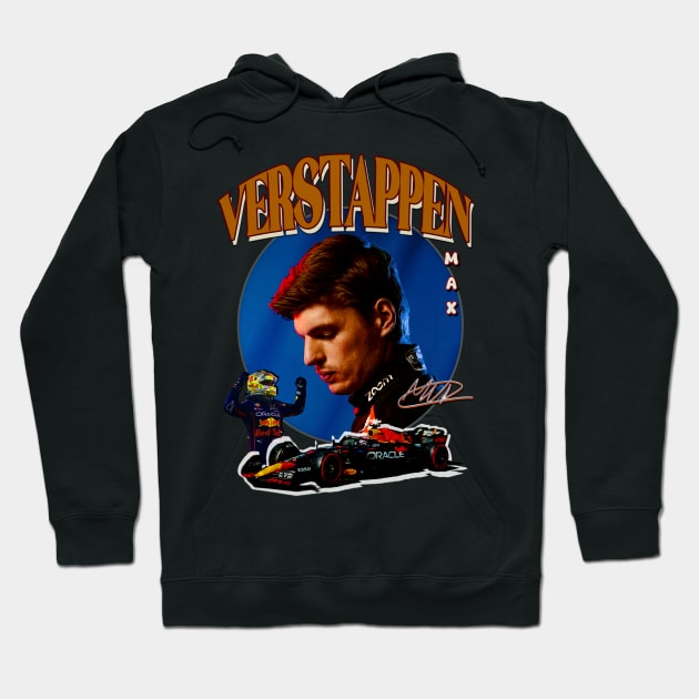 Max Verstappen F1 Dutch Car Hoodie by dsuss